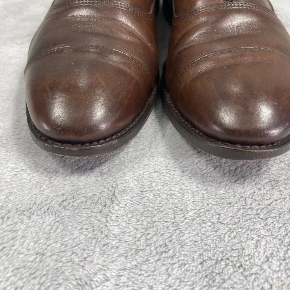 Allen Edmonds Dress Shoes Mens 11.5 Brown Park Avenue Oxford Cap Toe Leather